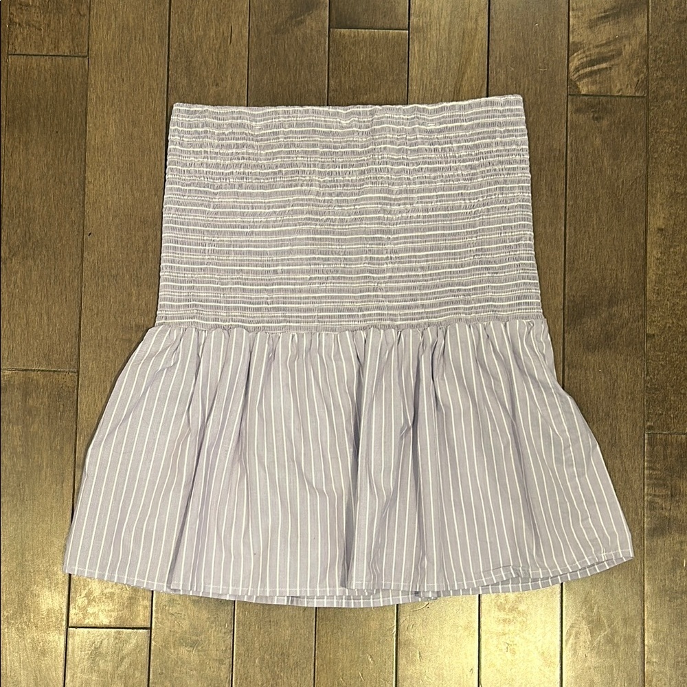 Nation LTD M Striped Light Lavender/Blue skirt